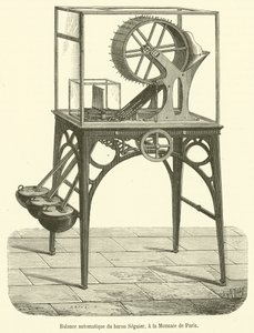 Automatische Waage von Baron Seguier in der Münze von Paris von French School