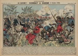 Schlacht von Dgebe, Dahomey, Zweiter Französisch-Dahomeischer Krieg, 4. Oktober 1892