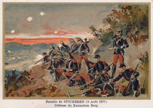 Schlacht von Spichern, Verteidigung des Kaninchenbergs von French School