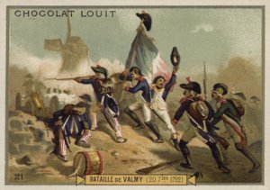 Schlacht bei Valmy, Frankreich, 20. September 1792 von French School