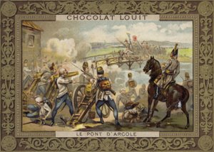 Schlacht an der Brücke von Arcole, Italien, 1796
