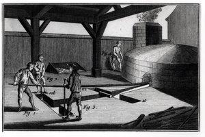 Glockengießen, aus der Enzyklopädie von Denis Diderot (1713-84) 1751-72