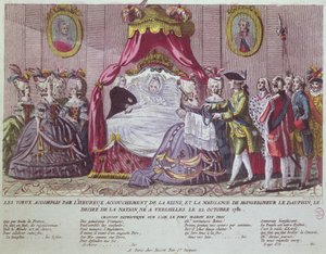 Geburt des Grand Dauphin, Louis Joseph (1781-1789) von French School