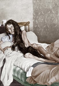 Blanche Monnier im Krankenhaus, Poitiers, Juni 1901 von French School