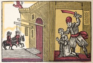 Blaubart aus Geschichten oder Märchen vergangener Zeiten erzählt von Mutter Gans, mit Moral, von M. Perrault, veröffentlicht 1925 von French School