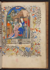 Stundenbuch, Add MS 32454 f.35r, Frankreich von French School