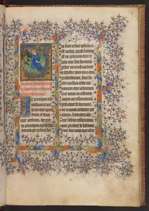 Stundenbuch, Add MS 32454 f.9r, Frankreich von French School