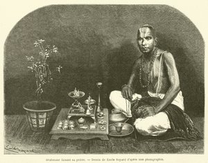 Brahmane beim Gebet