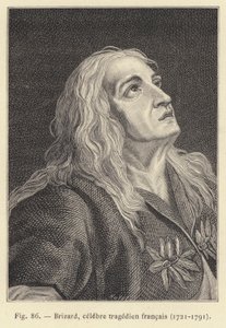 Brizard, berühmter französischer Tragödienschauspieler von French School