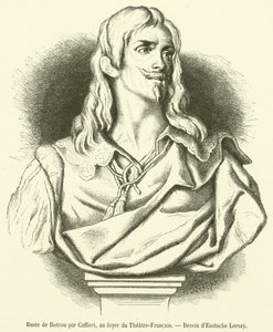 Büste von Rotrou von Caffieri, im Foyer des Théâtre-Français von French School