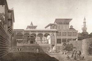 Kairo: Blick auf das Innere des Hauses von Osman Bey von French School