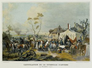 Kapitulation der Zitadelle von Antwerpen (Flandern, Belgien), 29. November 1792