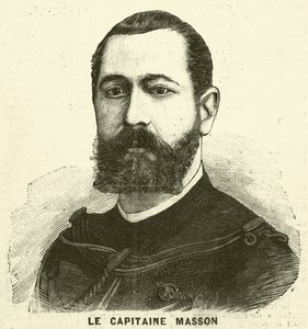 Kapitän Pierre Masson, französischer Soldat und Entdecker von French School