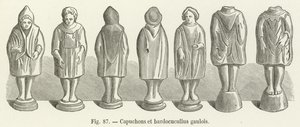 Gallische Kapuzen und Bardocucullus