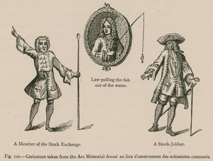 Karikatur aus dem Arc Memorial dresse au lieu denterrement des actionistes consumes von French School