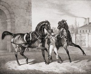 Kutschpferde für den König von England, 1836 von French School