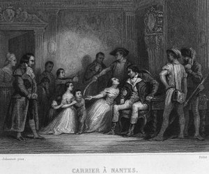 Carrier in Nantes - in Revolution francaise von Thiers. 19. Jahrhundert von French School