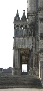 Kathedrale von Chartres, Detail des Südportals von French School