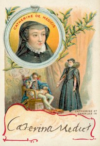 Catherine de Medici und ihr Ehemann, Karl IX. von Frankreich