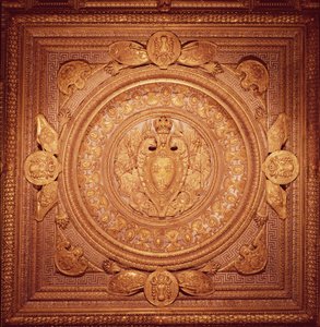 Decke aus dem Schlafzimmer von Heinrich II. von French School