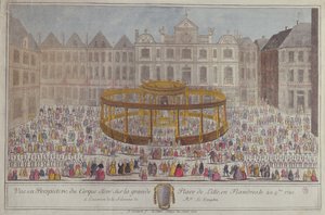 Feierlichkeiten in Lille zu Ehren der Geburt des Dauphins, 1781 von French School