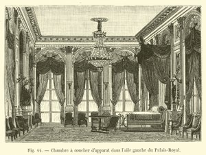 Prunk-Schlafzimmer im linken Flügel des Palais-Royal