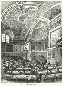 Chambre des Pairs, Oberhaus des französischen Parlaments von 1814 bis zu seiner Abschaffung nach der Revolution von 1848