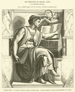 Sixtinische Kapelle, Die Sibylle von Erythräa (Stich)