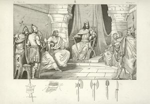 Charibert I., Frankenkönig von Paris von French School