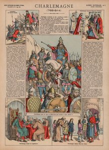 Karl der Große, 768-814 von French School