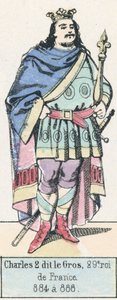 Karl II., genannt der Dicke, 29. König von Frankreich, 884 bis 888