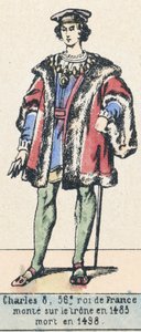 Karl VIII, 56. König von Frankreich, bestieg den Thron 1483, starb 1498