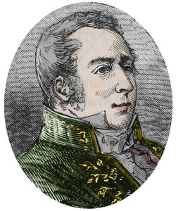 Charles Augustin Coulomb (1736-1806), Wissenschaftler, Ingenieur, Physiker - Gravur in „Sciences à la portée de tous - Physik und Chemie für alle“ von Alexis Clerc - Ende des 19. Jahrhunderts - Private Sammlung. von French School