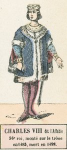 Karl VIII. genannt der Freundliche, 56. König, bestieg den Thron 1483, gestorben 1498