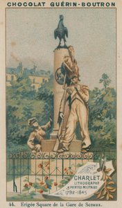 Charlet, Lithograph und Militärmaler, 1792-1845, errichtet im Square de la Gare de Sceaux von French School