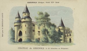 Schloss Grignols, Grignols, Dordogne von French School