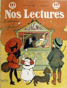 Kinder vor einem Guignol - in „Unsere Lesungen“, 01/11/1908