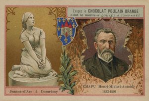 Chocolat Poulain Orange Sammelkarte von French School