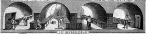 Schokoladenherstellung: Kühler. Usine de M. Masson, Paris. von French School