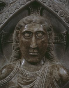 Christus in Majestät (Detail des Gesichts)