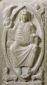 Christus in Majestät, aus dem Chorumgang von French School