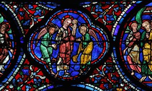 Christus empfängt die Seele der Jungfrau