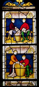 Fenster der Tuchhändler (Detail) von French School