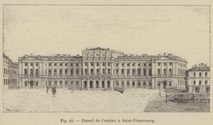 Rat des Reiches in Sankt Petersburg von French School