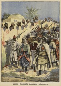 Konvoi gefangener marokkanischer Aufständischer, 1897