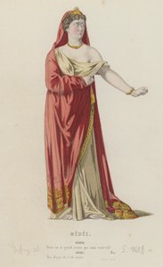 Corneille, Medee, Akt I, Szene V (farbiger Stich)