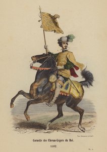Cornette des Chevau-Legers du Roi, 1592 von French School