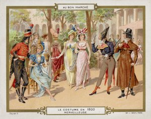 Kostüm im Jahr 1800 - merveilleuse