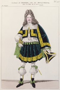 Kostüm getragen vom Schauspieler Perrier in Le Misanthrope von Moliere