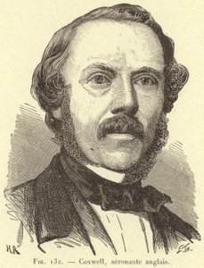 Coxwell, englischer Aeronaut von French School